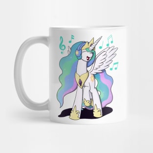 Celestia with Headphones Mug